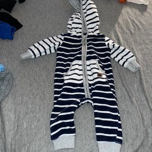 Carters zipper up outfit